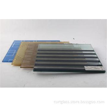 3mm - 19mm Silk Screen Printed Glass , Flat / Curved Staine